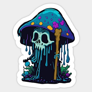 old mushroom reaper Sticker